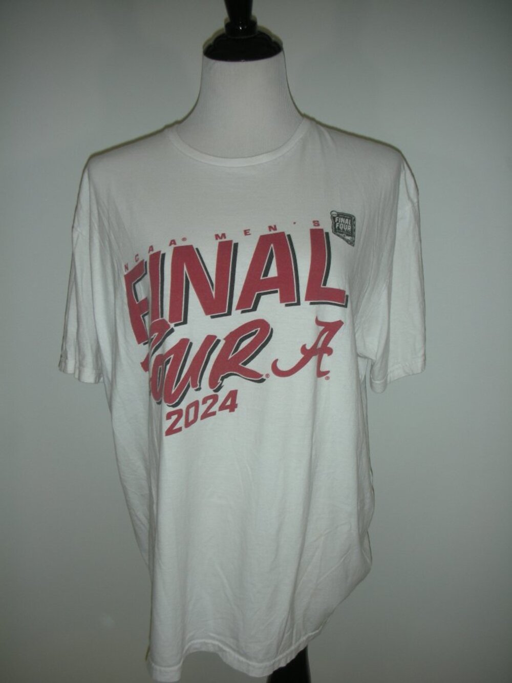 University of Alabama Final Four 2024 Fanatics T-Shirt XL White NCAA March Madne